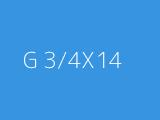 G 3/4X14 